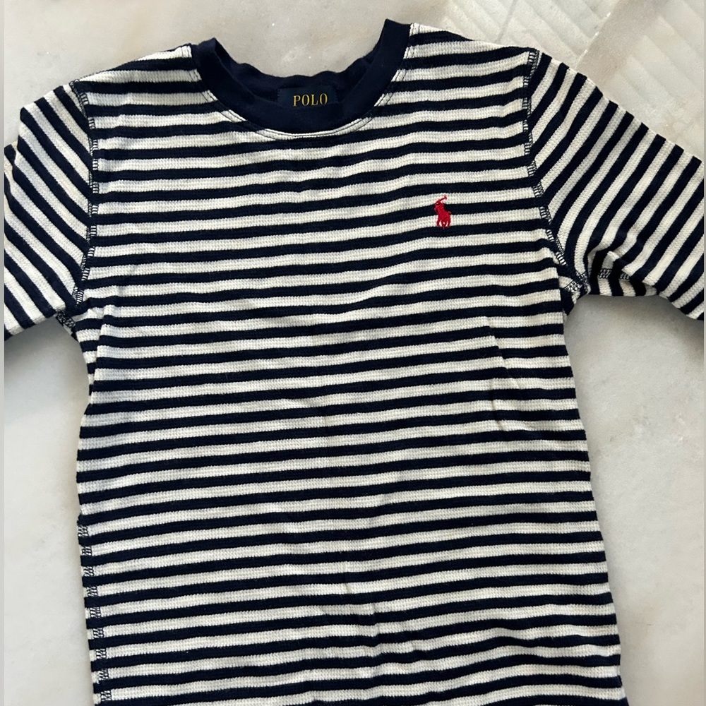 little girls polo ralph lauren thermal long sleeve size 7